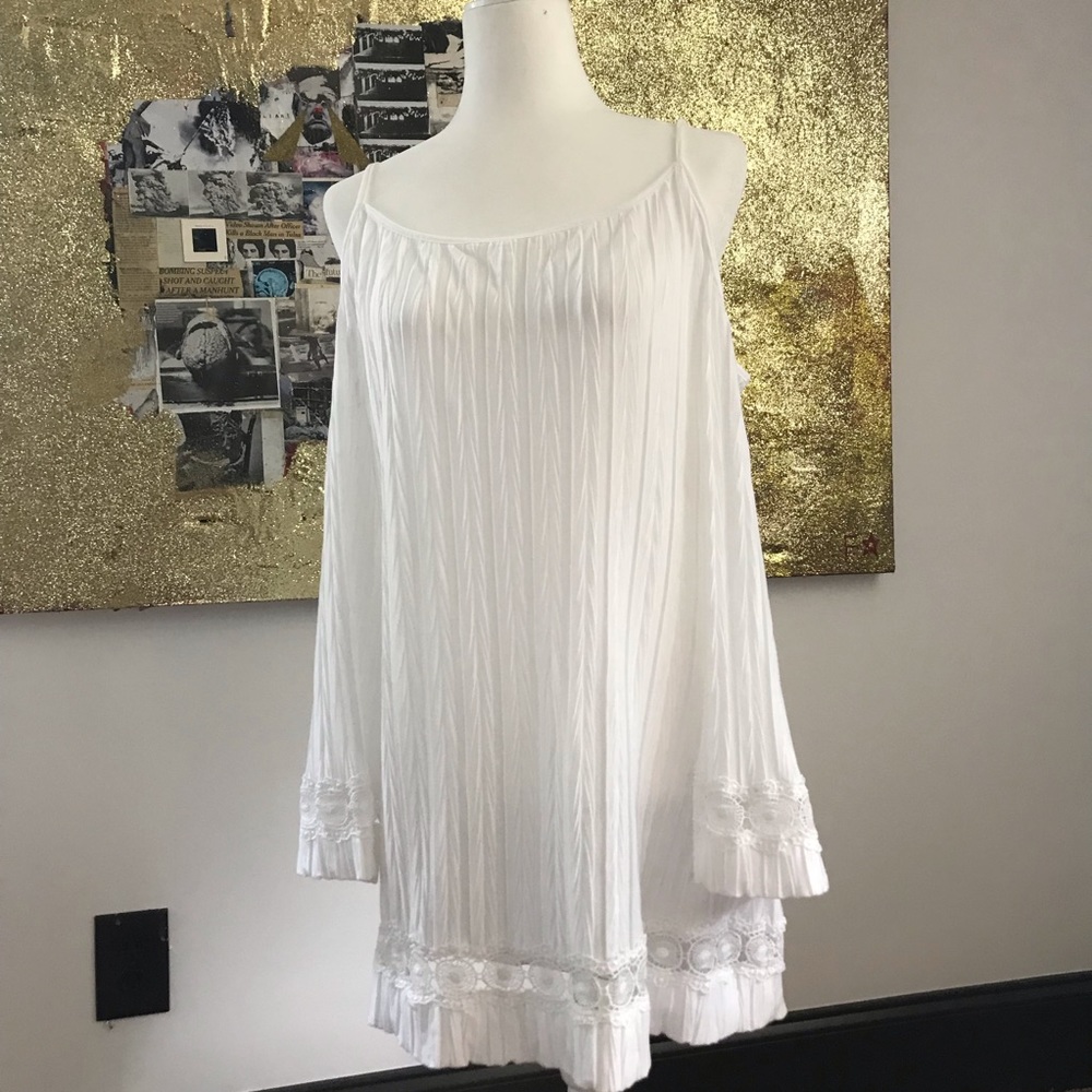 White Coverup Dress